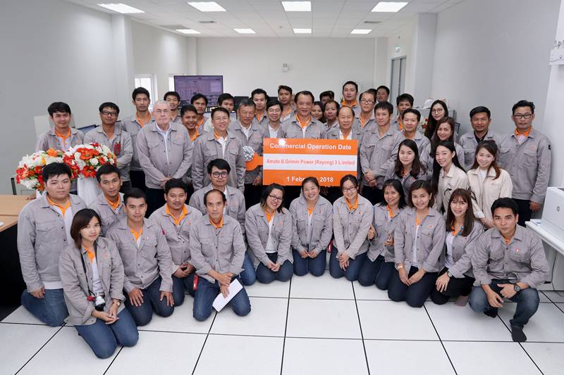 Amata B.Grimm Power (Rayong) 3 Starts Operate Commercially