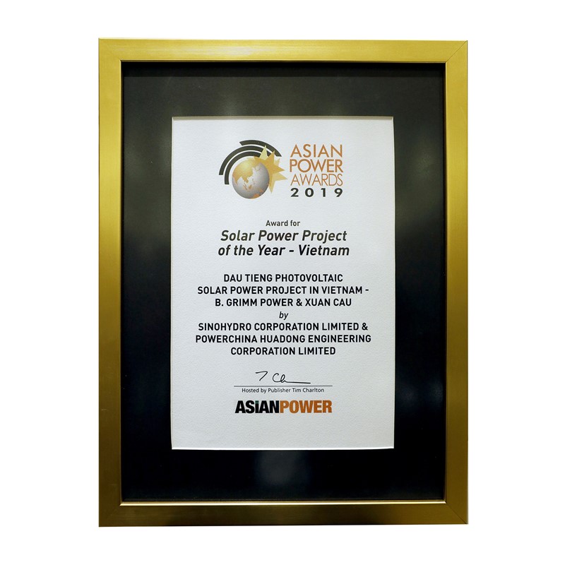 บี.กริม เพาเวอร์ 'BGRIM' ได้รับ 3 รางวัลจากงานประกาศรางวัล The Asian Power Awards 2019