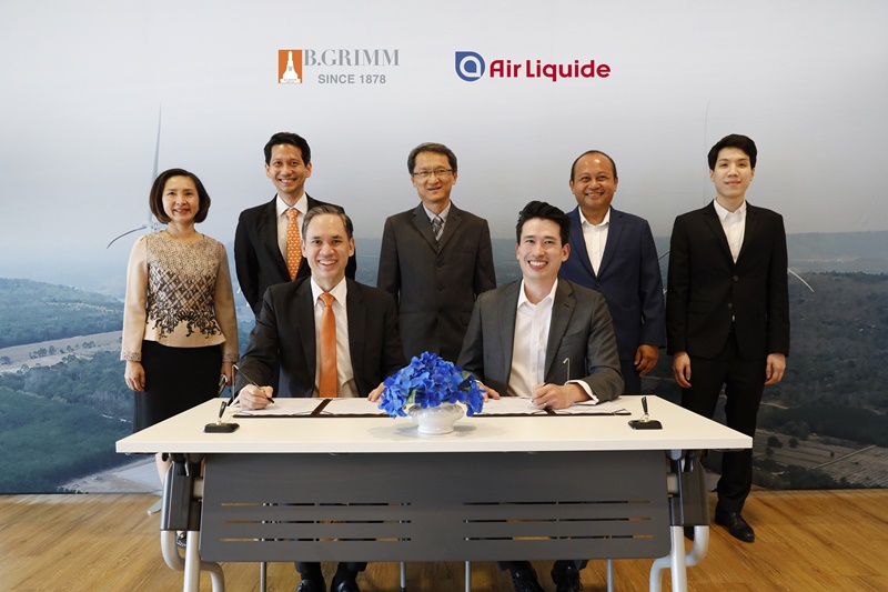 B.Grimm Power and Air Liquid Thailand signed a REC Sale and Purchase Agreement.