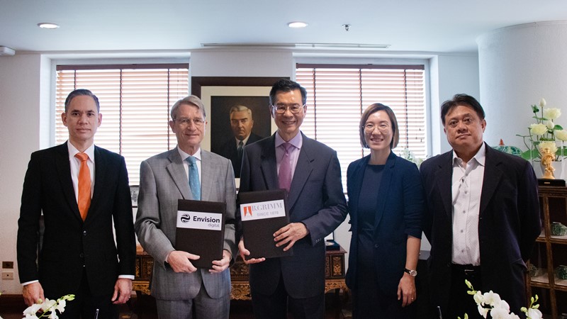 MOU signing with Envision Digital for energy innovation for decarbonization .