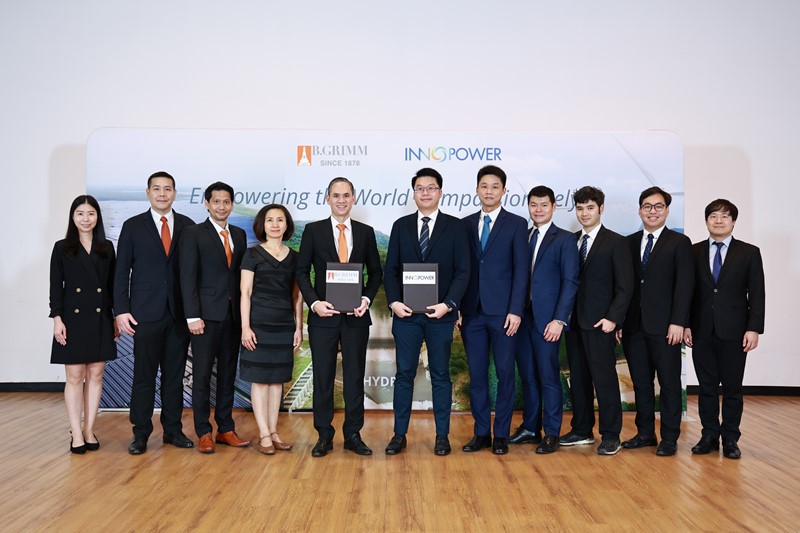 MOU signing with Innopower for collaborative approach of renewable energy innovation.