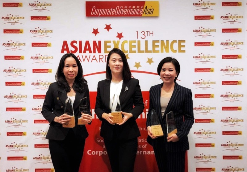 B.Grimm Power received 5 awards from the “13th Asian Excellence Awards 2023” organised by Corporate Governance Asia.