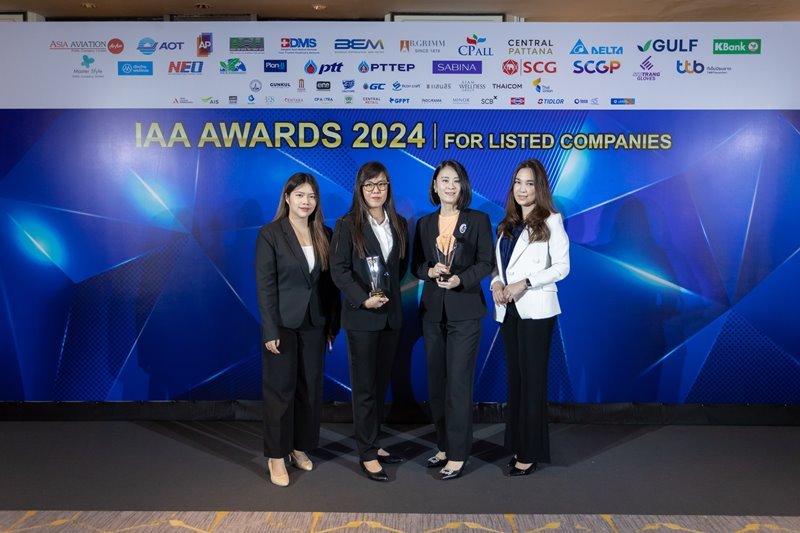 บี.กริม เพาเวอร์ รับ 2 รางวัลจากงาน IAA Awards for Listed Companies 2024