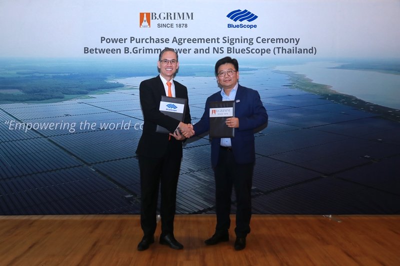 Signed a Power Purchase Agreement with NS BlueScope and install 12 MW ground-mounted solar panel.