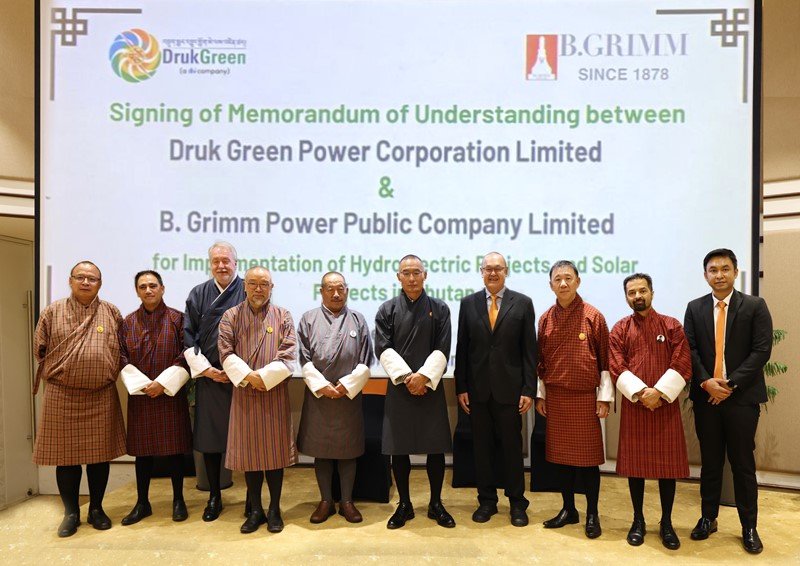 B.Grimm Power จับมือ Druk Green Power Corporation ภูฏาน พัฒนาโครงการพลังน้ำและแสงอาทิตย์