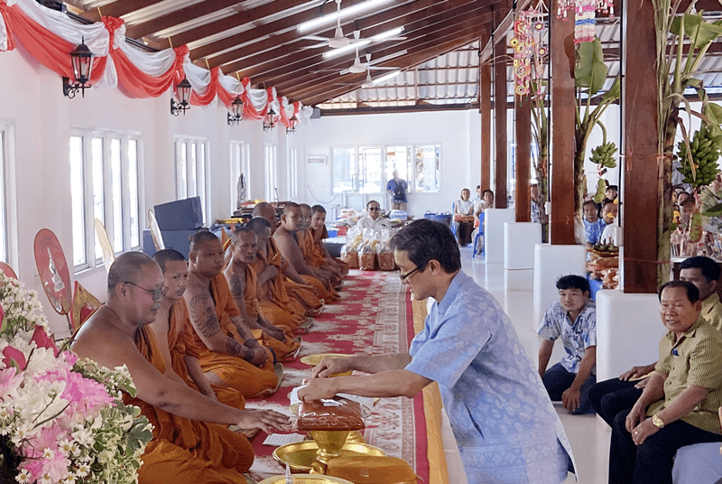 B.Grimm Power joined kathin ceremony at B.Grimm temple 2025 to promote religion.  