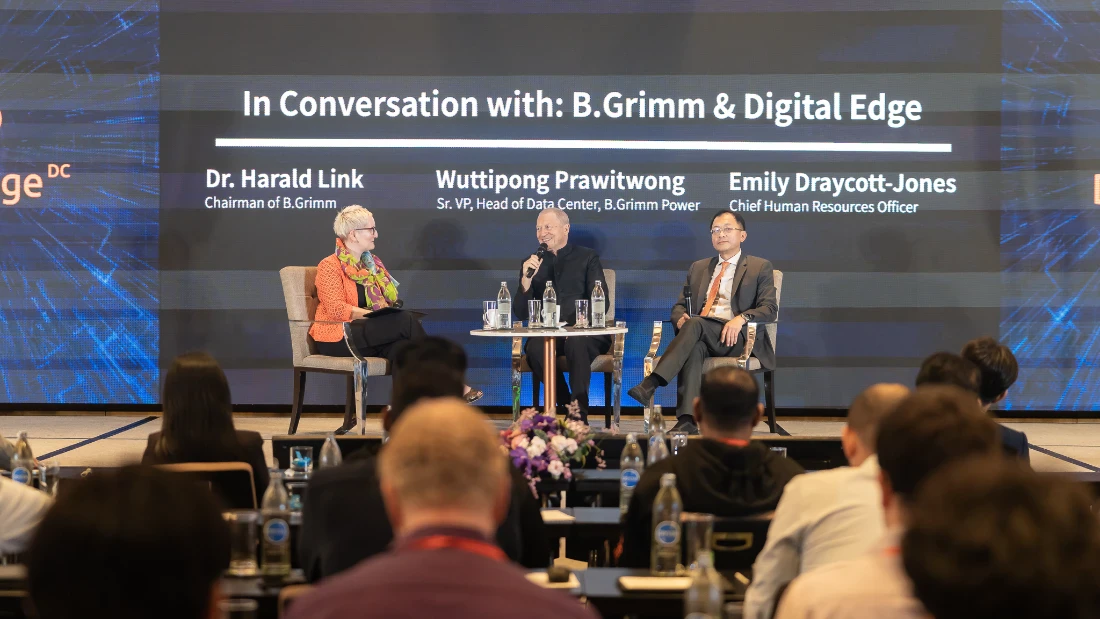 B.Grimm Power joined the Digital Edge Kick Off 2026 stage, reaffirming partnership and the vision of “Empowering the World Compassionately.