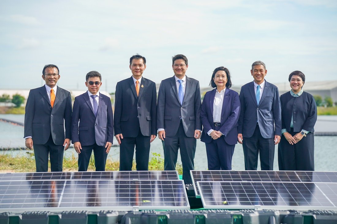 B.Grimm Power and Amata Corporation advance 42.5 MW floating solar project to meet growing demand for clean energy in the EEC.
